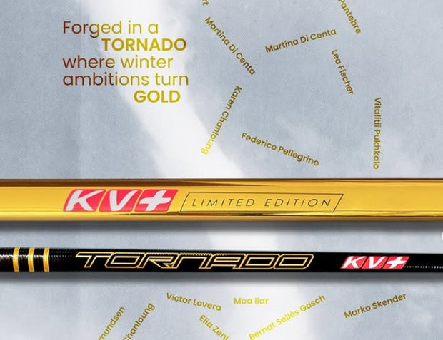 Limited Edition: Tornado Gold Carbon-Titan Pole